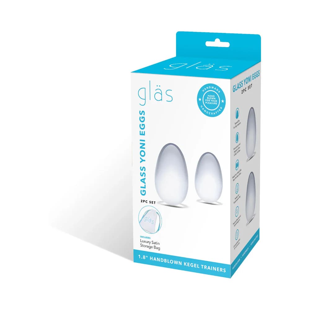 Glas 2-Piece Glass Yoni Egg Set thumbnail 8