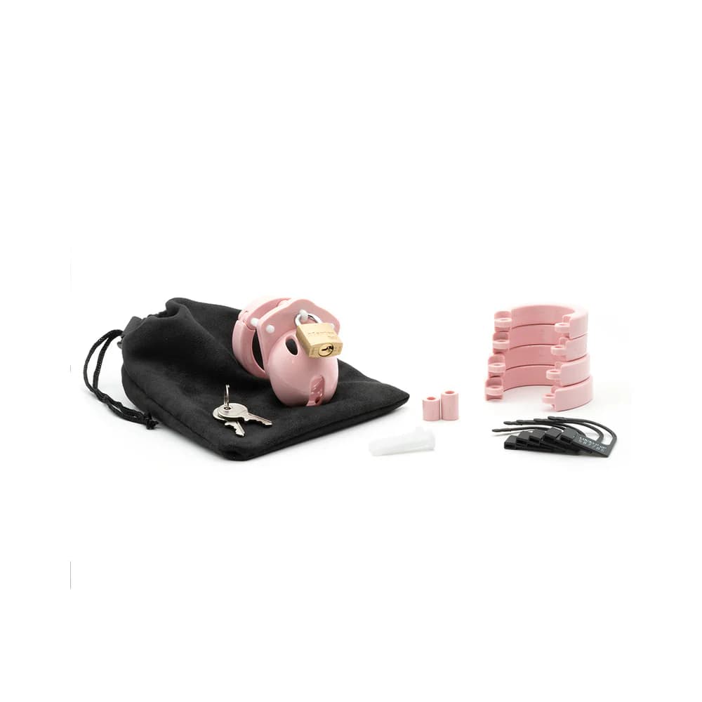 CB-X Mini Me Pink Male Chastity 1.25" Length thumbnail