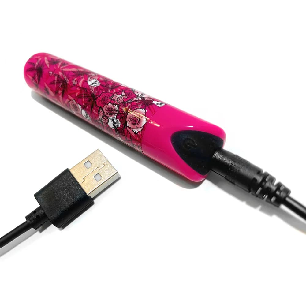 Prints Charming Buzzed Rechargeable Bullet - Blazing Beauty - Pink thumbnail