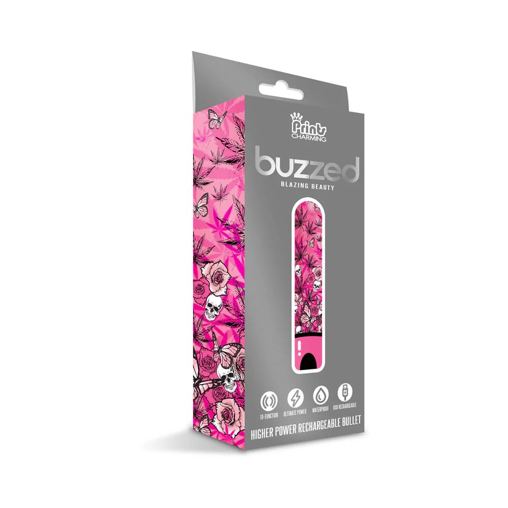 Prints Charming Buzzed Rechargeable Bullet - Blazing Beauty - Pink thumbnail 6