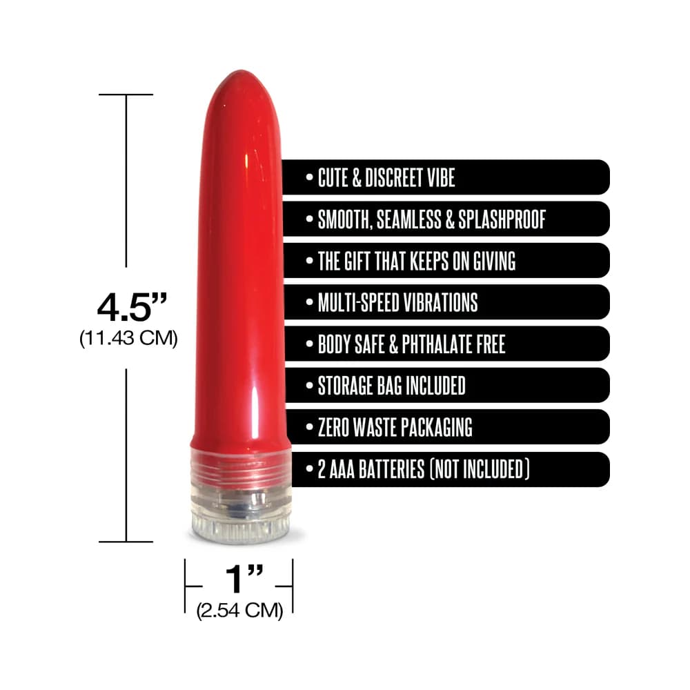 Pleasure Package I Didn't Know Your Size - 4" Multi-Speed Vibe thumbnail