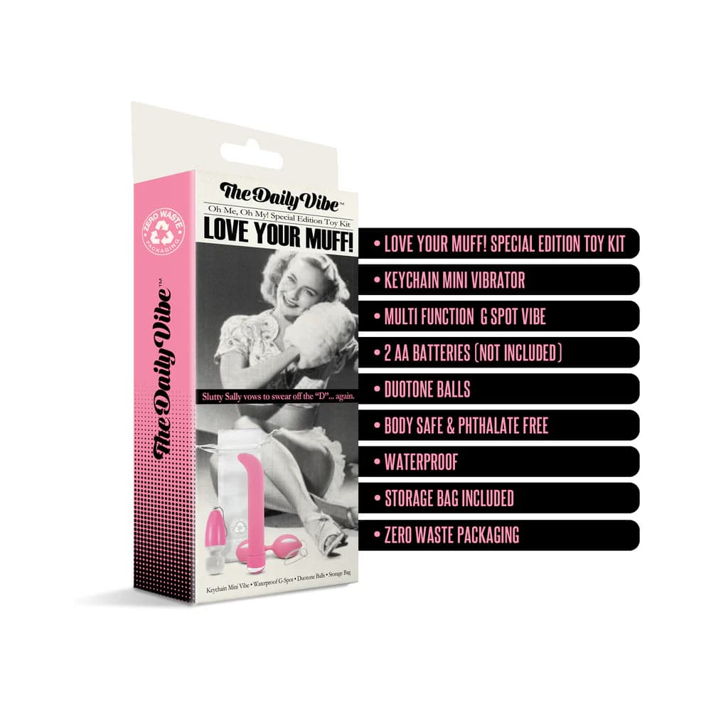 The Daily Vibe Special Edition Toy Kit - Love Your Muff thumbnail