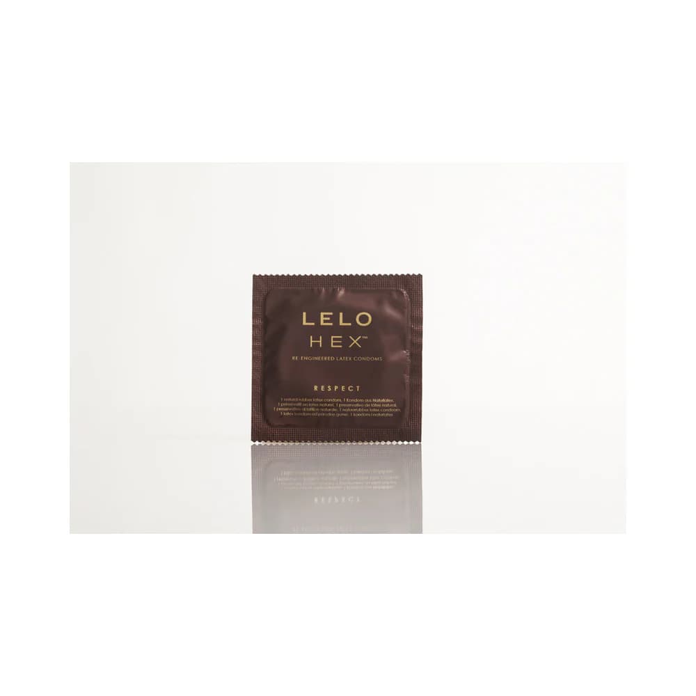 LELO HEX Respect XL Lubricated Latex Condoms 3-Pack thumbnail