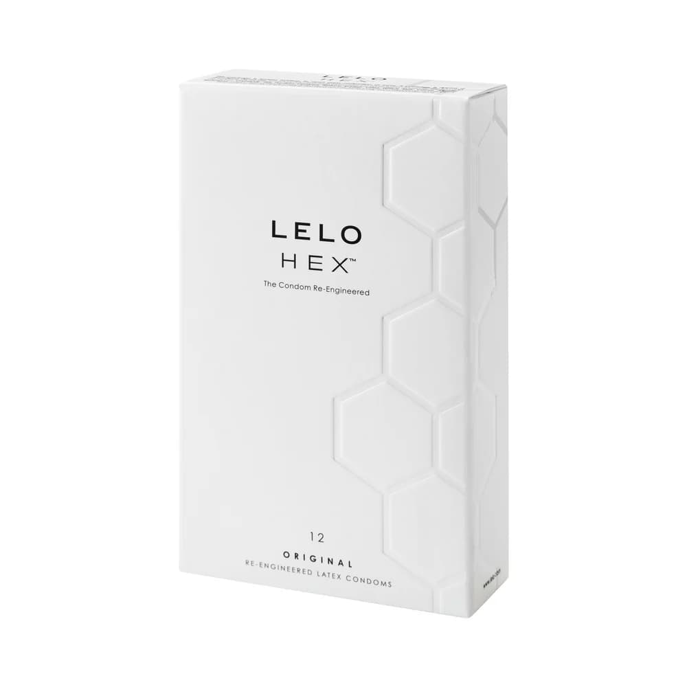 LELO HEX Original Lubricated Latex Condoms 12-Pack thumbnail