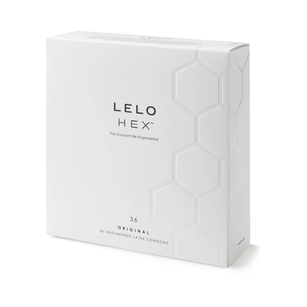 LELO HEX Original Lubricated Latex Condoms 36-Pack thumbnail