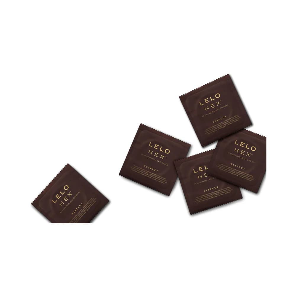 LELO HEX Respect XL Lubricated Latex Condoms 12-Pack thumbnail