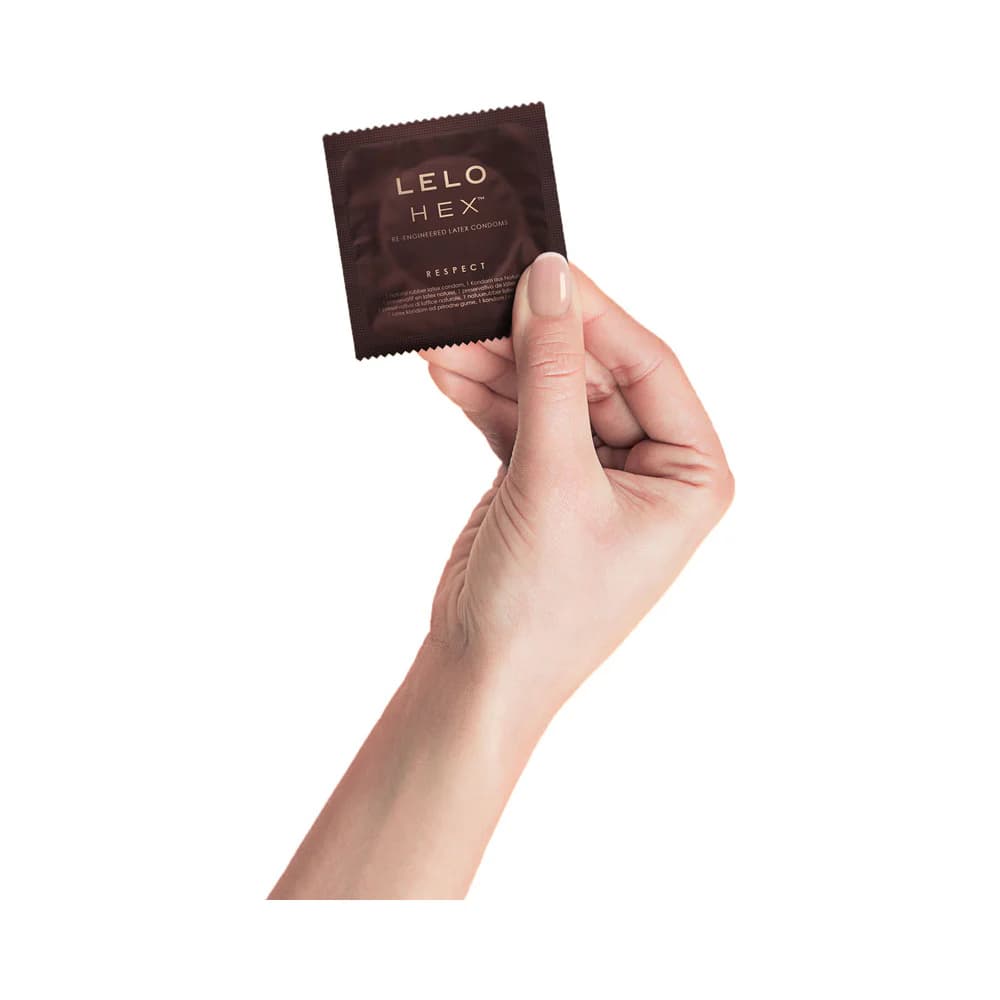 LELO HEX Respect XL Lubricated Latex Condoms 12-Pack thumbnail