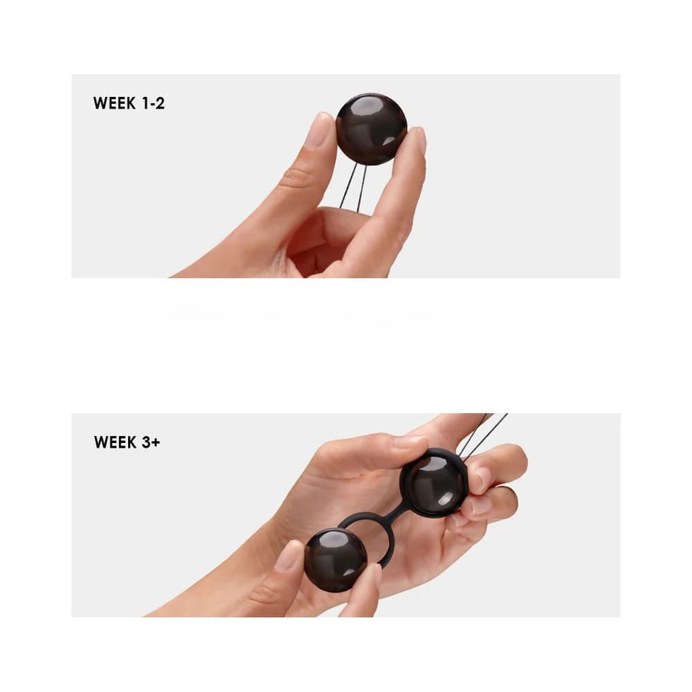 LELO BEADS Noir Kegel Balls Set Black thumbnail 6