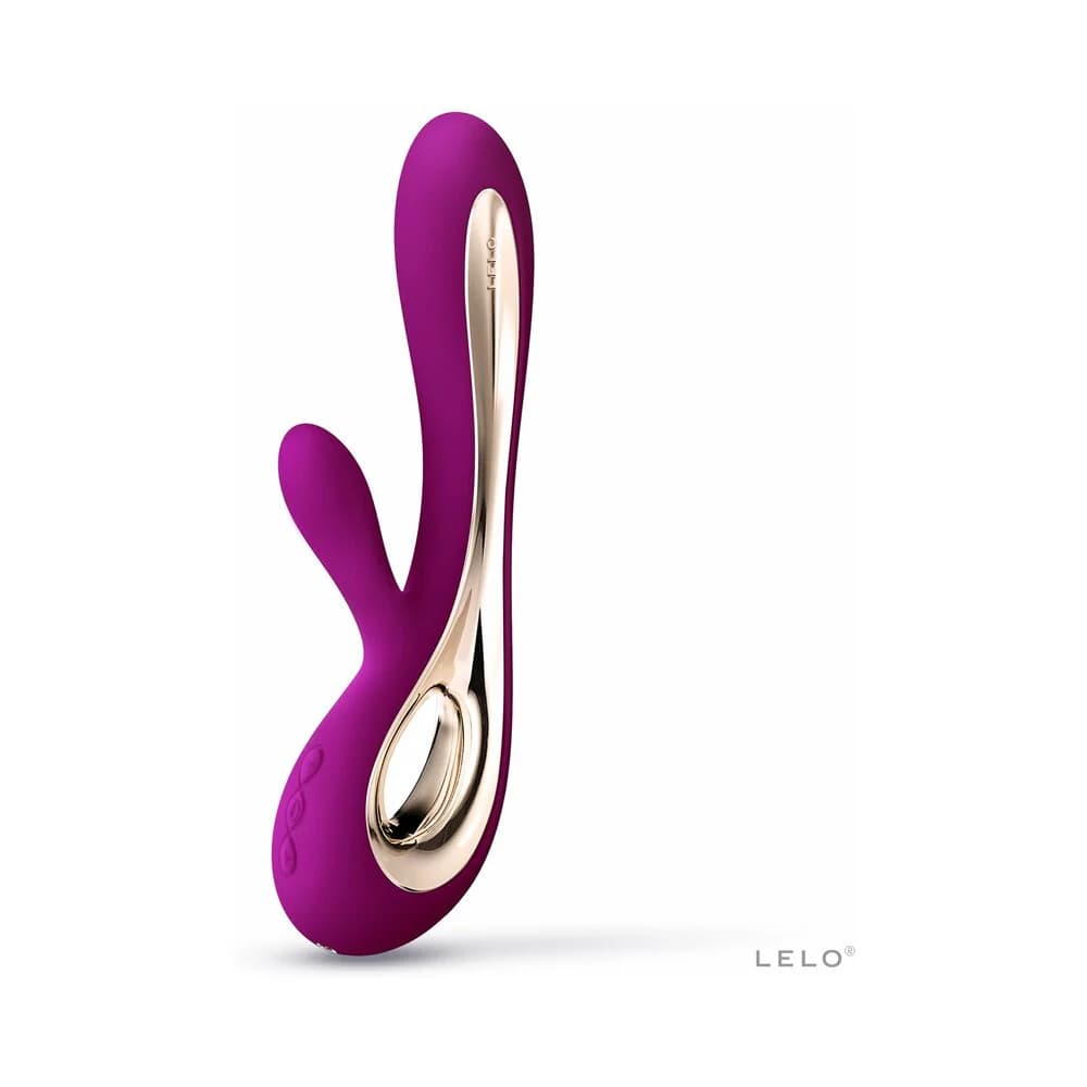 LELO SORAYA 2 Rechargeable Rabbit Vibrator Deep Rose thumbnail