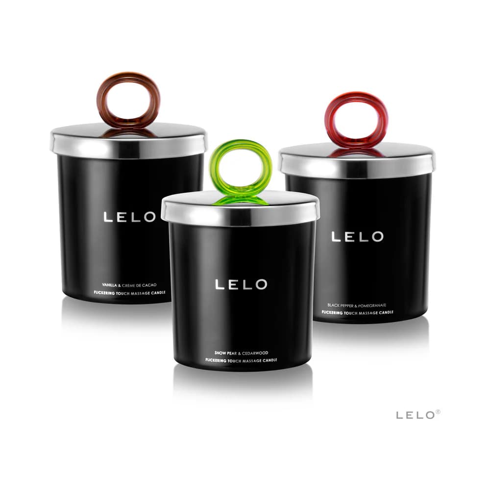 LELO Massage Candle - Black Pepper & Pomegranate Scent thumbnail