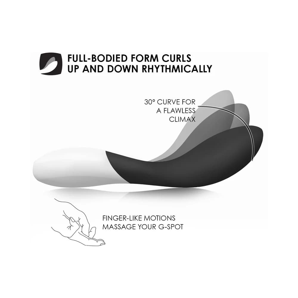 LELO MONA WAVE Rechargeable G-Spot Vibrator Black thumbnail 5