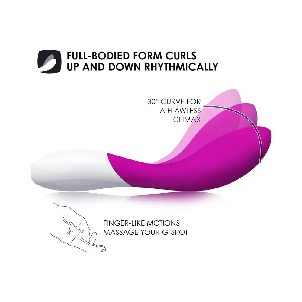 LELO MONA WAVE Rechargeable G-Spot Vibrator Deep Rose thumbnail 5