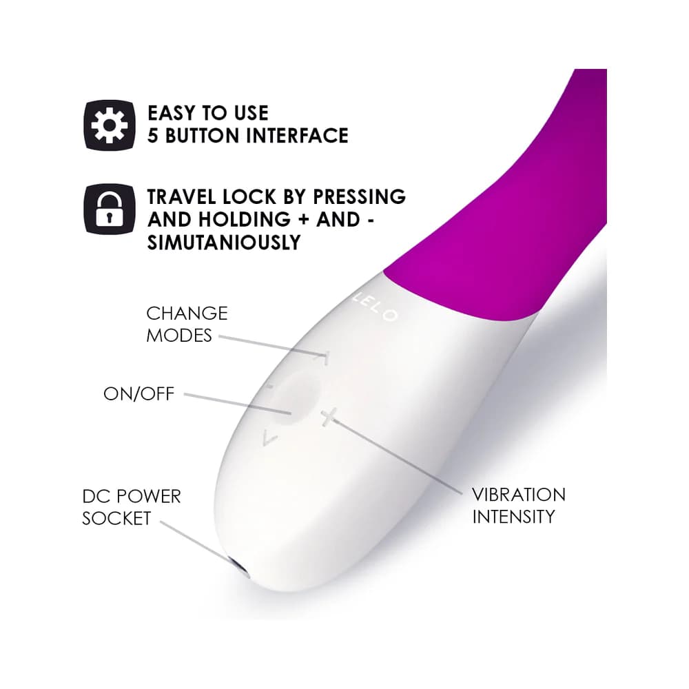 LELO MONA WAVE Rechargeable G-Spot Vibrator Deep Rose thumbnail 6
