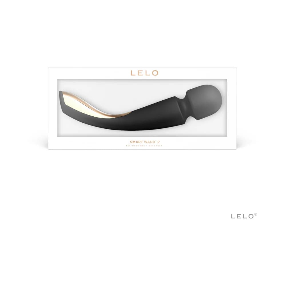 LELO SMART WAND 2 Large Rechargeable Wand Vibrator Black thumbnail