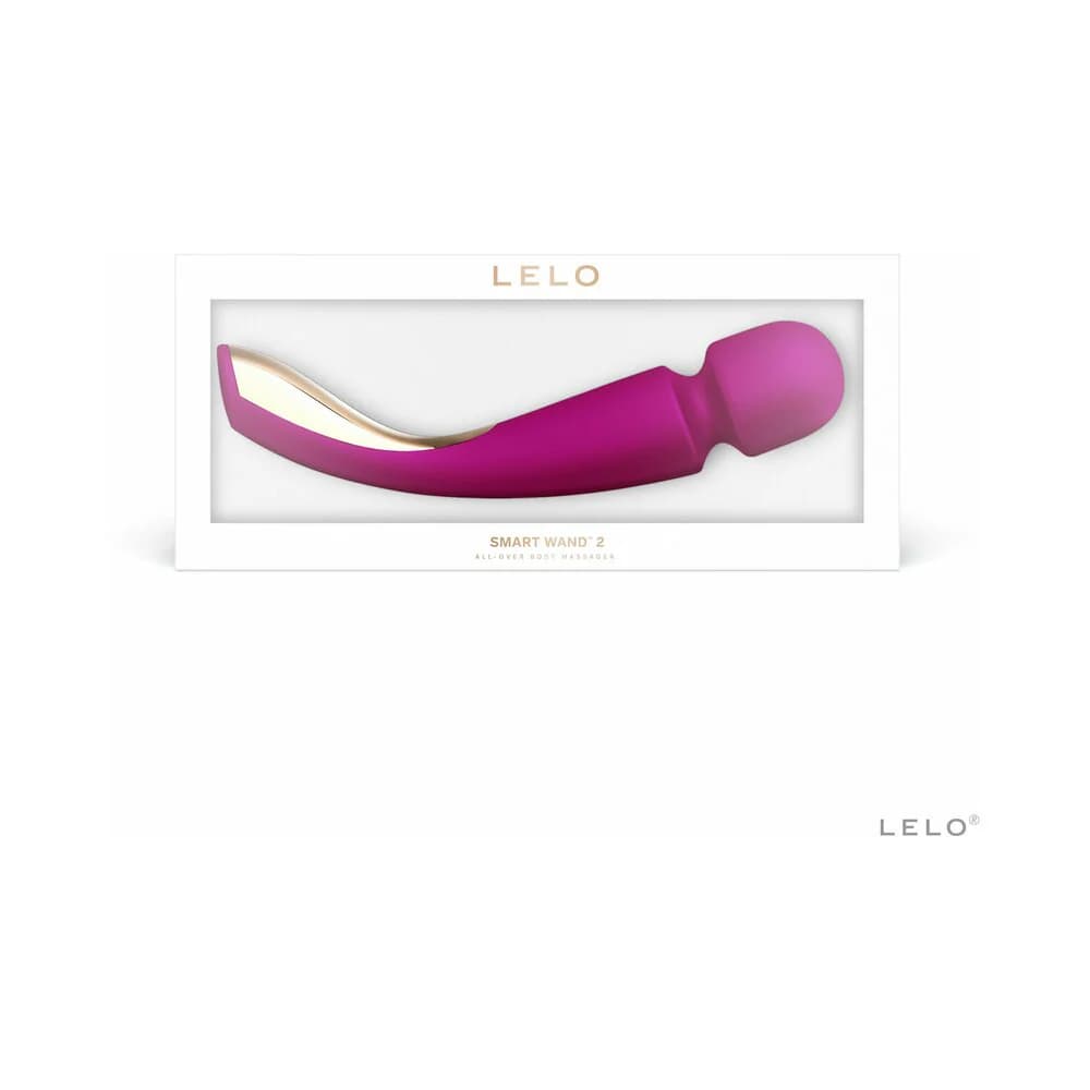 LELO SMART WAND 2 Large Rechargeable Wand Vibrator Deep Rose thumbnail
