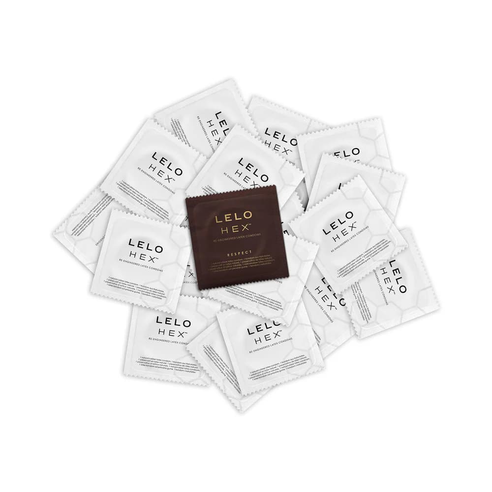 LELO HEX Respect XL Lubricated Latex Condoms 36-Pack thumbnail