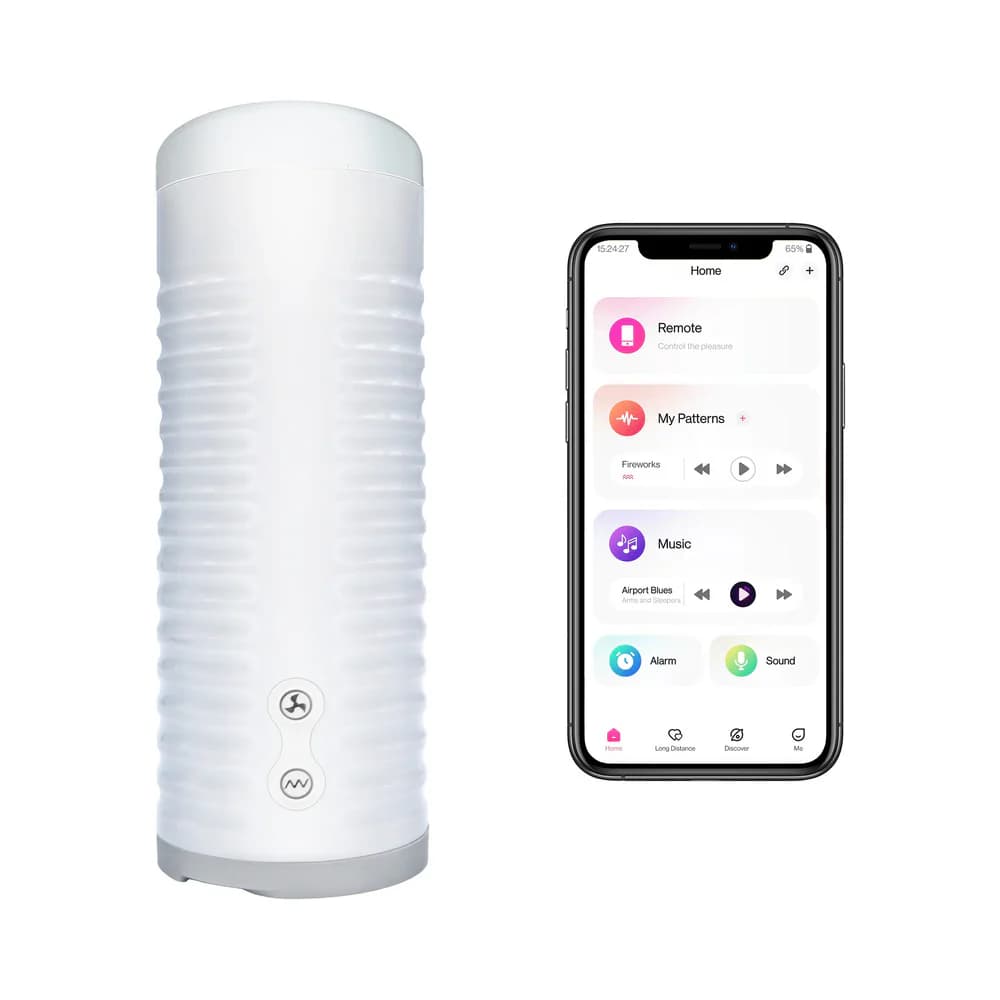 Lovense Max 2 Bluetooth App-Controlled Vibrating and Suction Masturbator (Neutral Sleeve) thumbnail