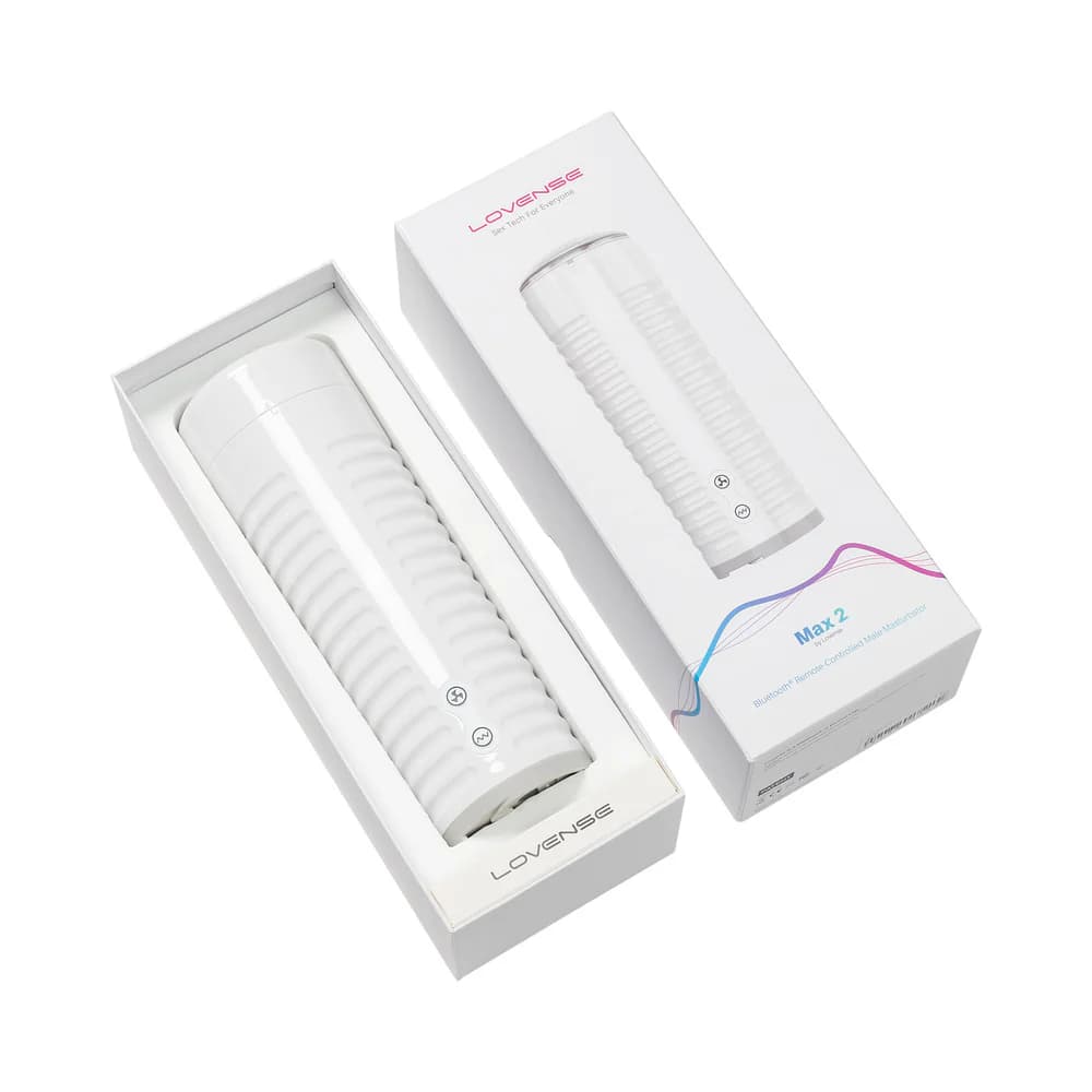 Lovense Max 2 Bluetooth App-Controlled Vibrating and Suction Masturbator (Neutral Sleeve) thumbnail