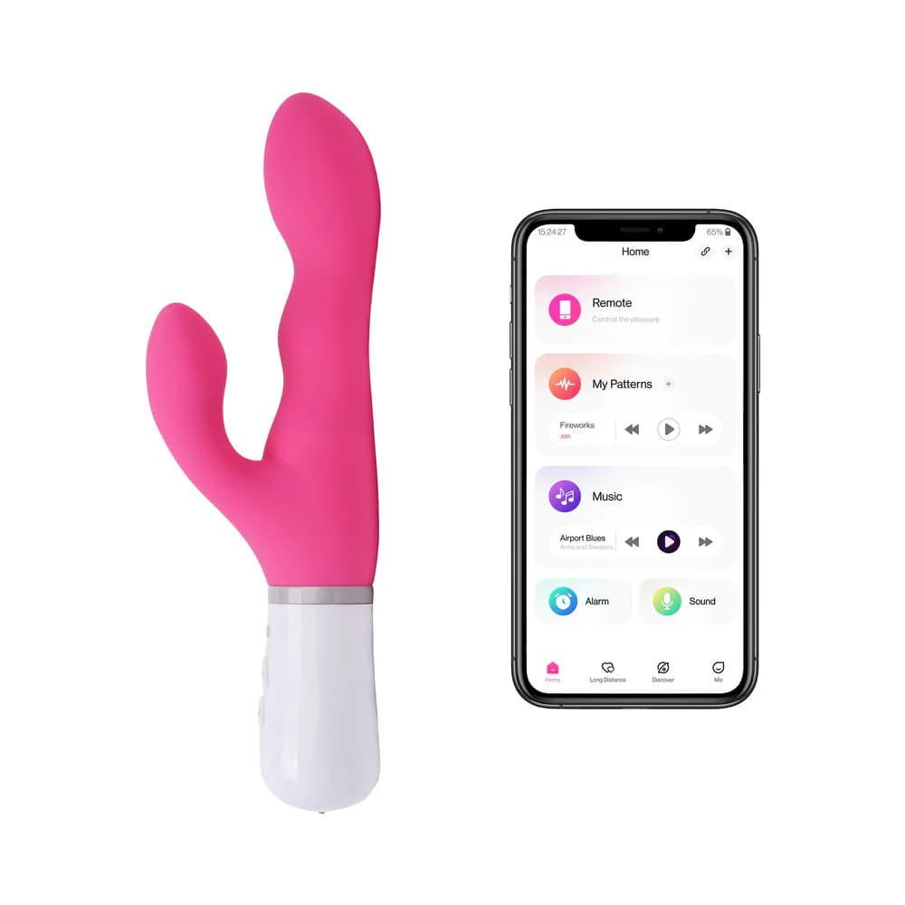 Lovense Nora Bluetooth Remote-Controlled Long-Distance Rabbit Vibrator thumbnail