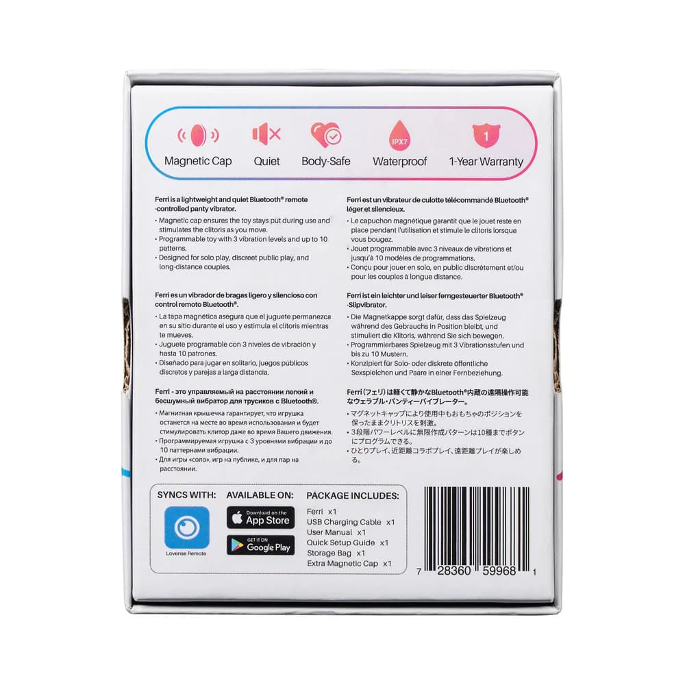 Lovense Ferri Bluetooth Remote-Controlled Panty Vibrator thumbnail 8