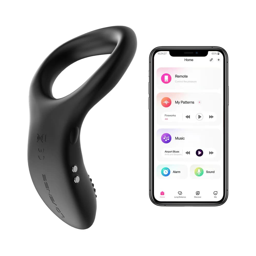 Lovense Diamo Bluetooth Remote-Controlled Vibrating Cockring thumbnail