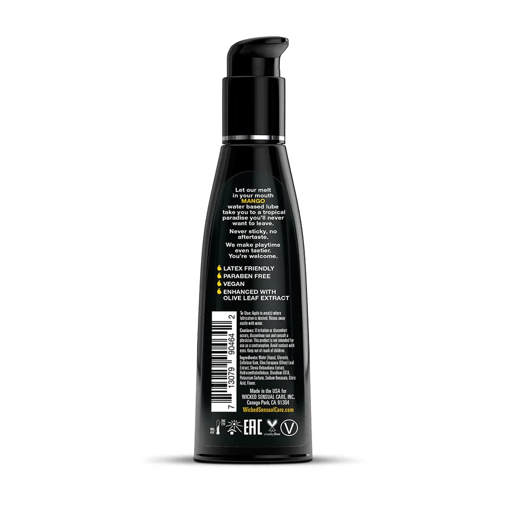 Wicked Aqua Mango Water-Based Lubricant 4 oz. thumbnail