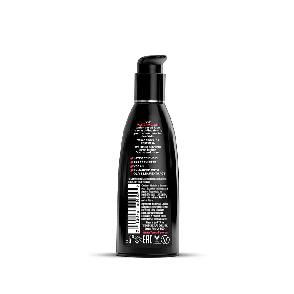 Wicked Aqua Watermelon Water-Based Lubricant 2 oz. thumbnail