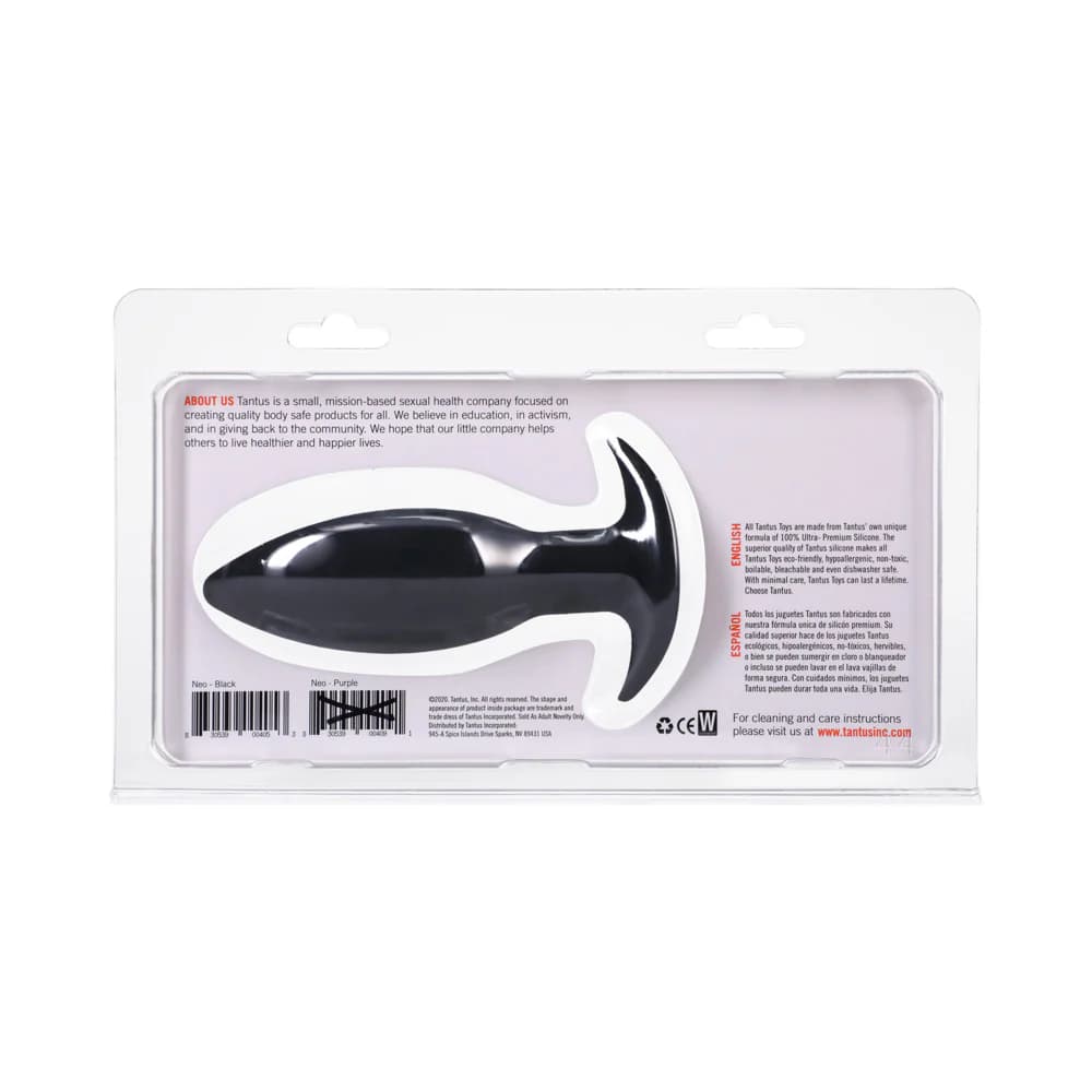 Tantus Neo Anal Plug Onyx (Clamshell) thumbnail