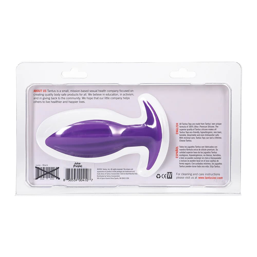 Tantus Juice Anal Plug Lilac thumbnail