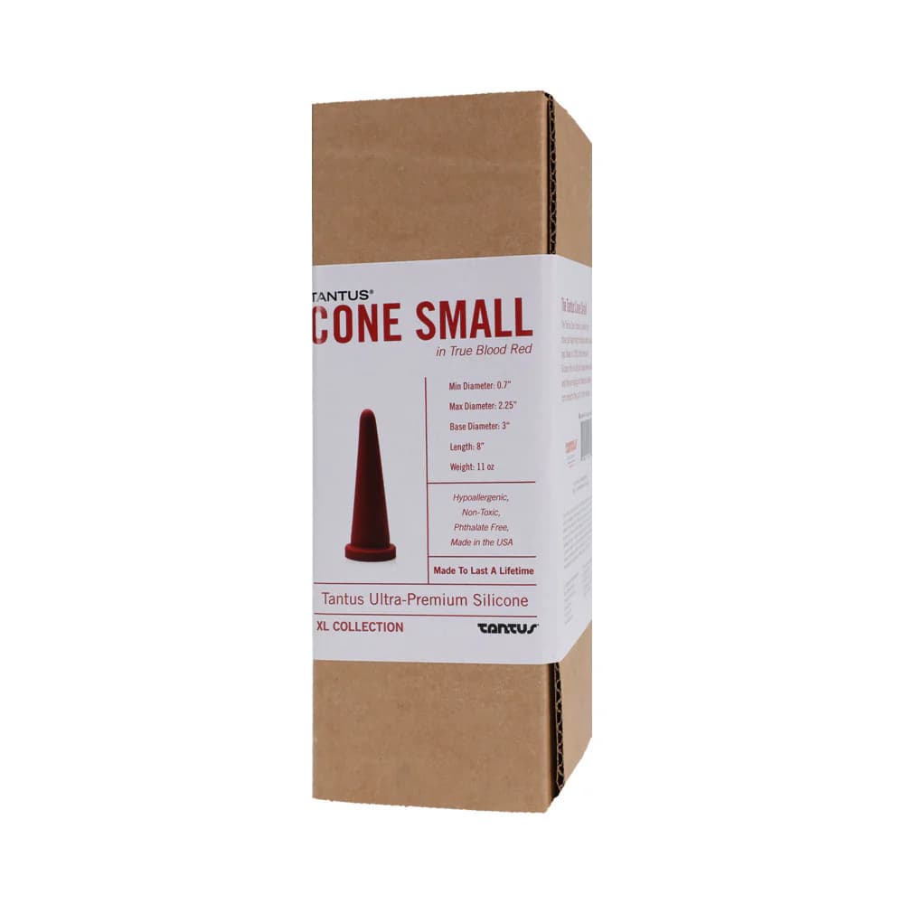 Tantus Cone Small Dildo Ruby (Box) thumbnail