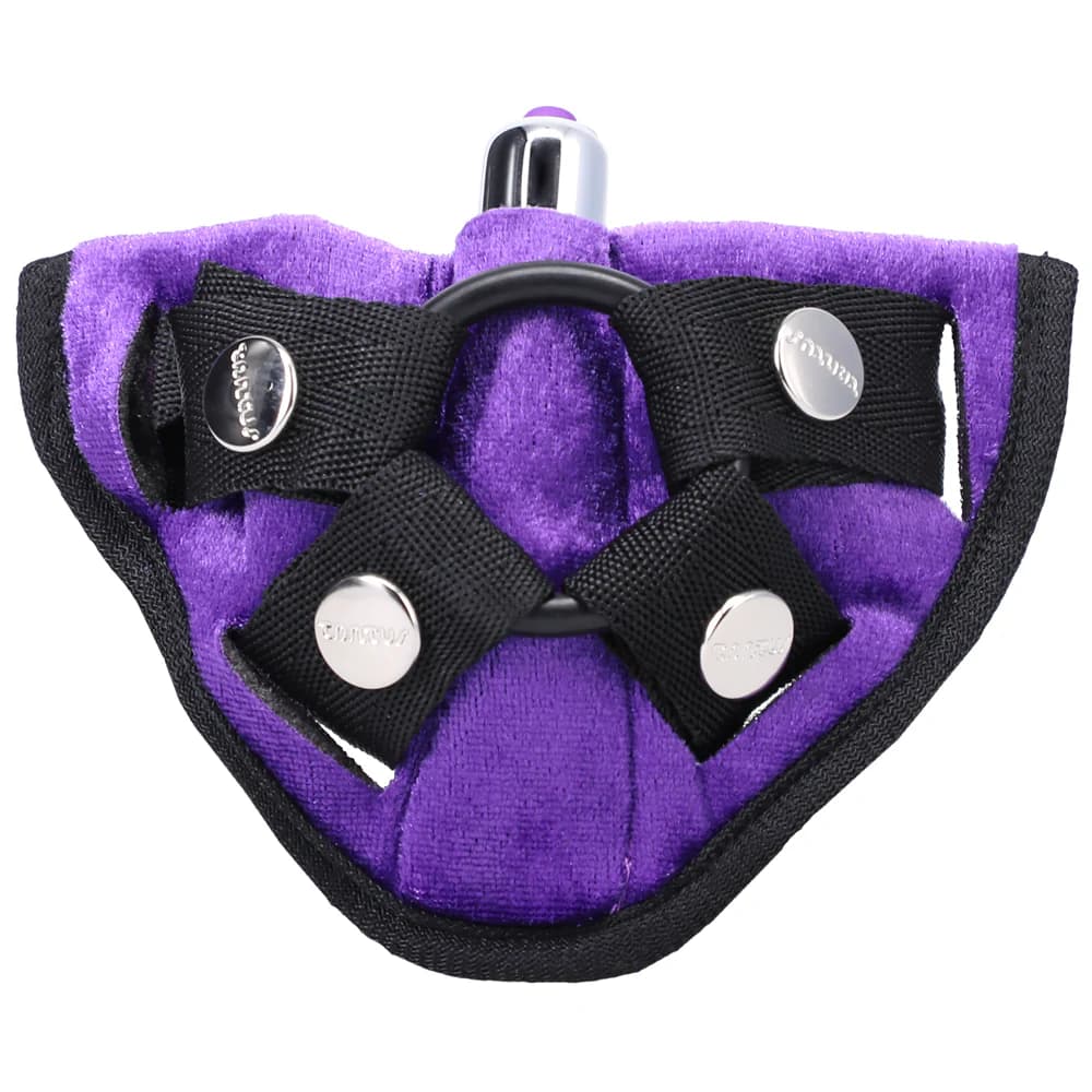 Tantus Bend Over Beginner Strap-On Harness Kit Lavender thumbnail