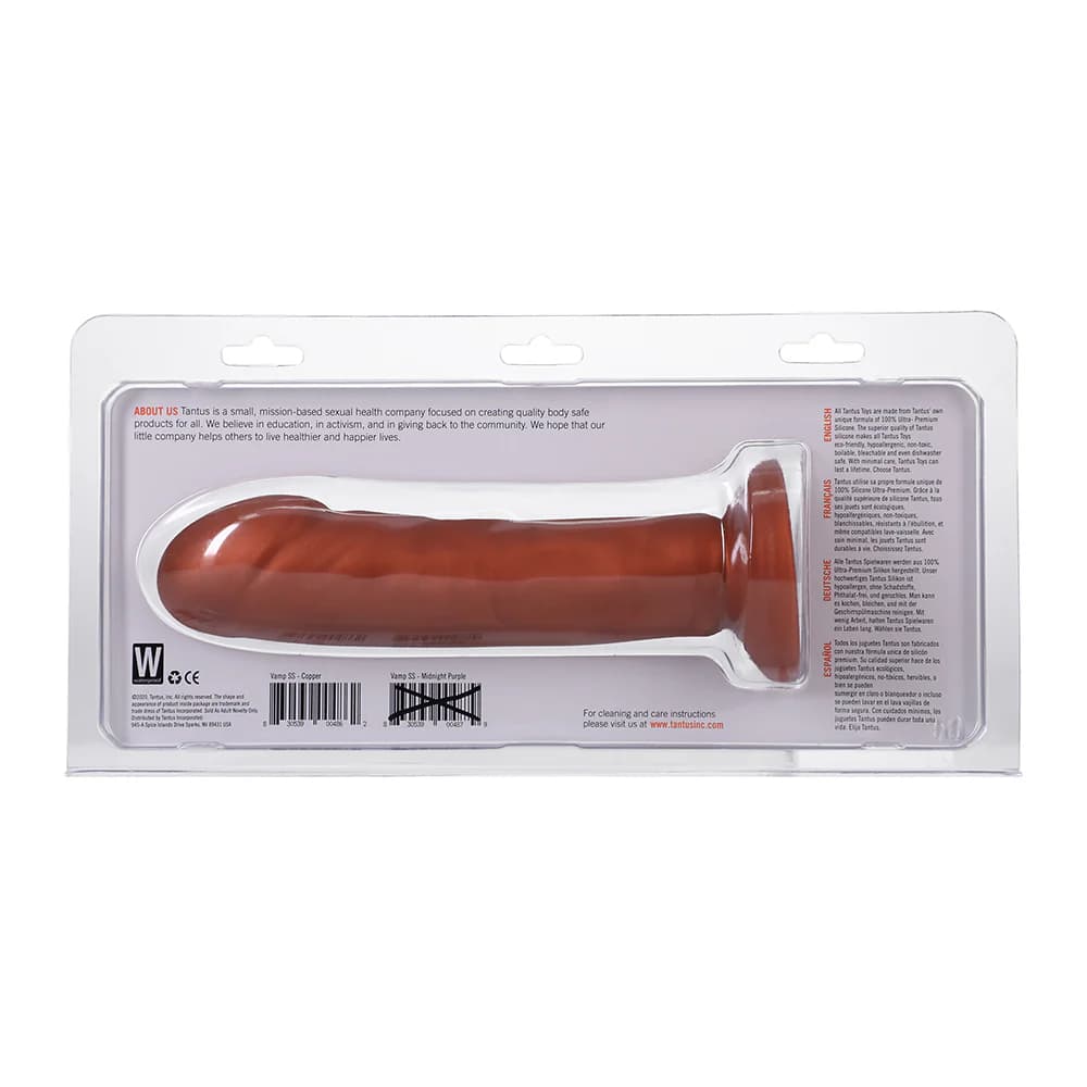 Tantus Vamp Super Soft Dildo Copper thumbnail 6