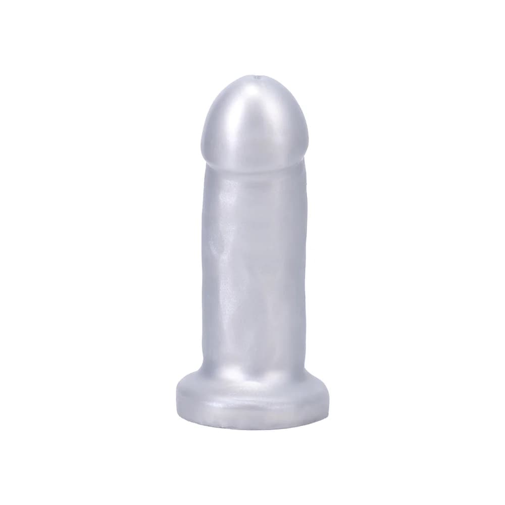 Tantus They/Them Super Soft Dildo Silver thumbnail