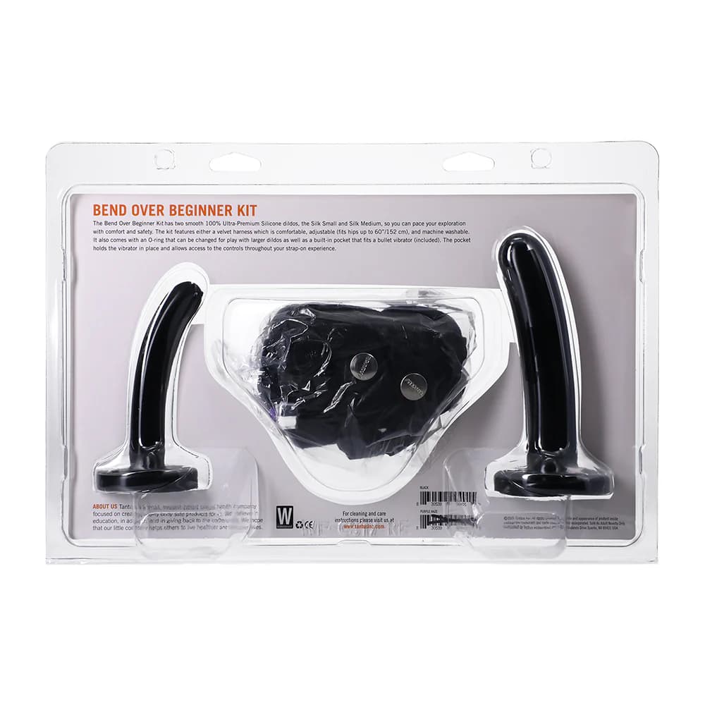Tantus Bend Over Beginner Strap-On Harness Kit Onyx thumbnail 6