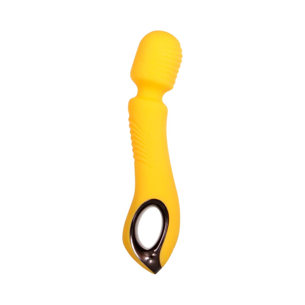Evolved Buttercup Rechargeable Silicone Wand Vibrator Yellow thumbnail