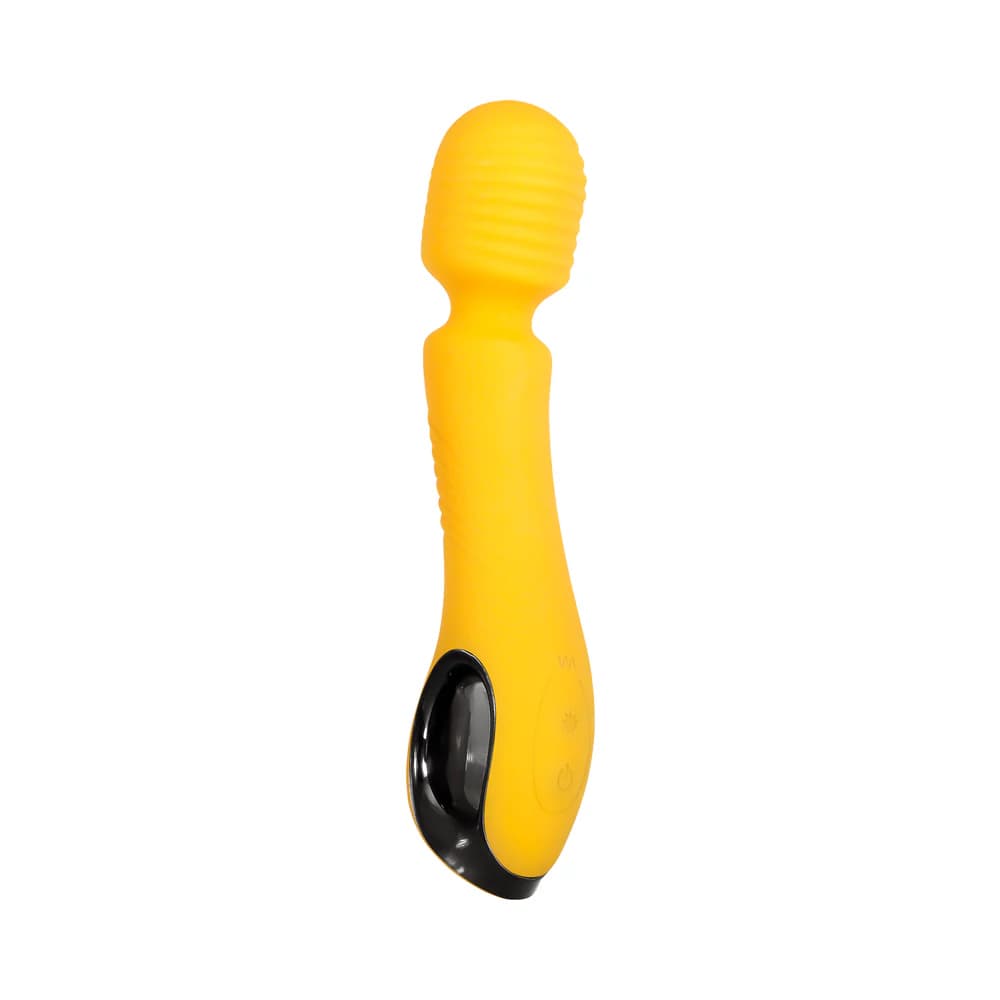 Evolved Buttercup Rechargeable Silicone Wand Vibrator Yellow thumbnail