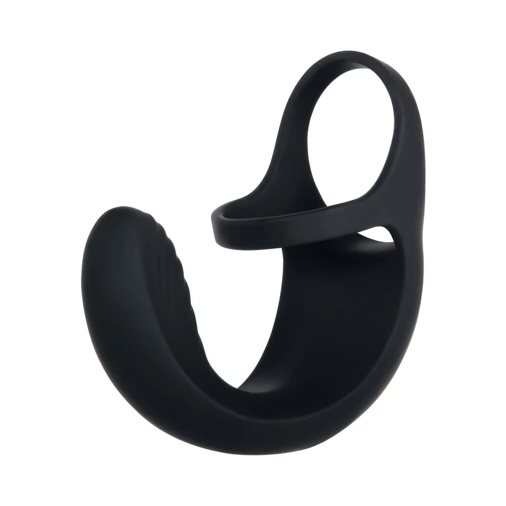 Zero Tolerance Vibrating Ball Cradle Rechargeable Remote-Controlled Silicone Cockring Black thumbnail 5