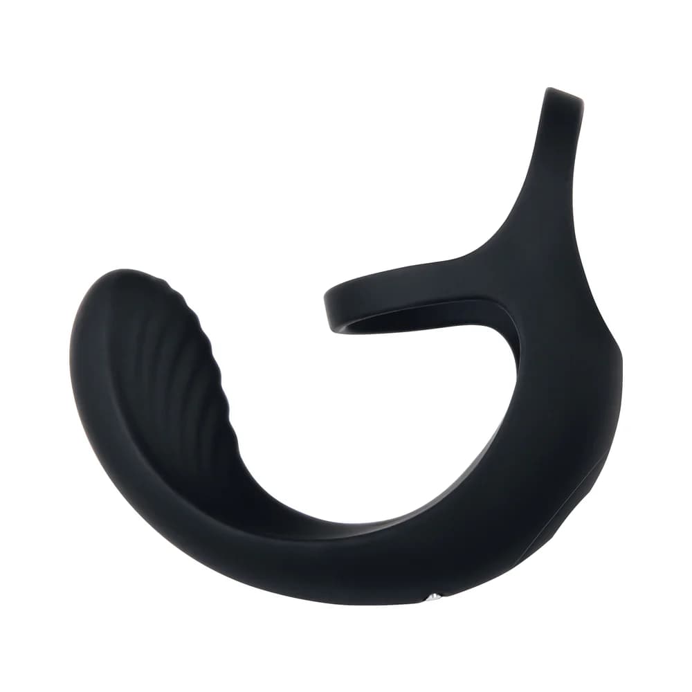 Zero Tolerance Vibrating Ball Cradle Rechargeable Remote-Controlled Silicone Cockring Black thumbnail 6