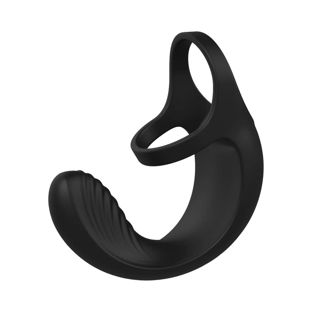 Zero Tolerance Vibrating Ball Cradle Rechargeable Remote-Controlled Silicone Cockring Black thumbnail 7
