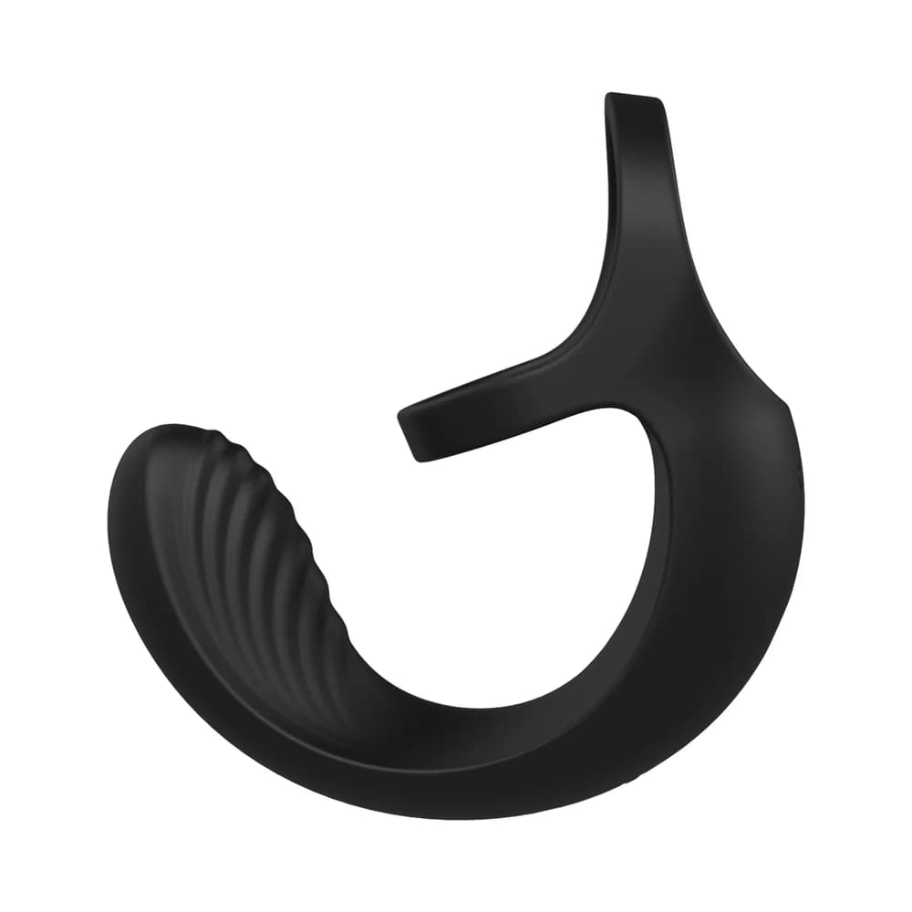 Zero Tolerance Vibrating Ball Cradle Rechargeable Remote-Controlled Silicone Cockring Black thumbnail 8