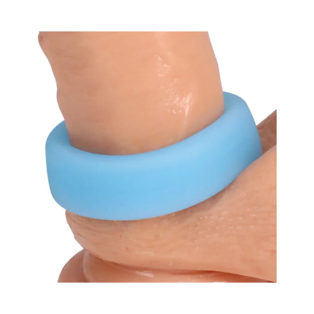 Rock Solid Sila-Flex Glow-in-the-Dark Big O C-Ring Blue thumbnail 6
