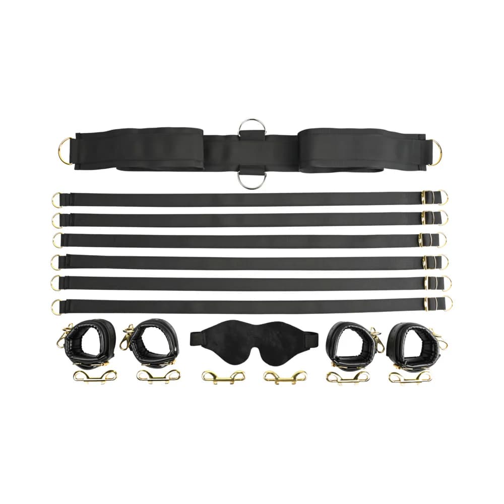 Sportsheets Special Edition Under the Bed Restraint Set Black thumbnail