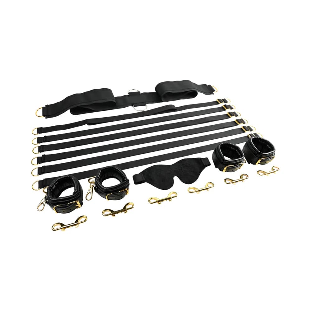 Sportsheets Special Edition Under the Bed Restraint Set Black thumbnail
