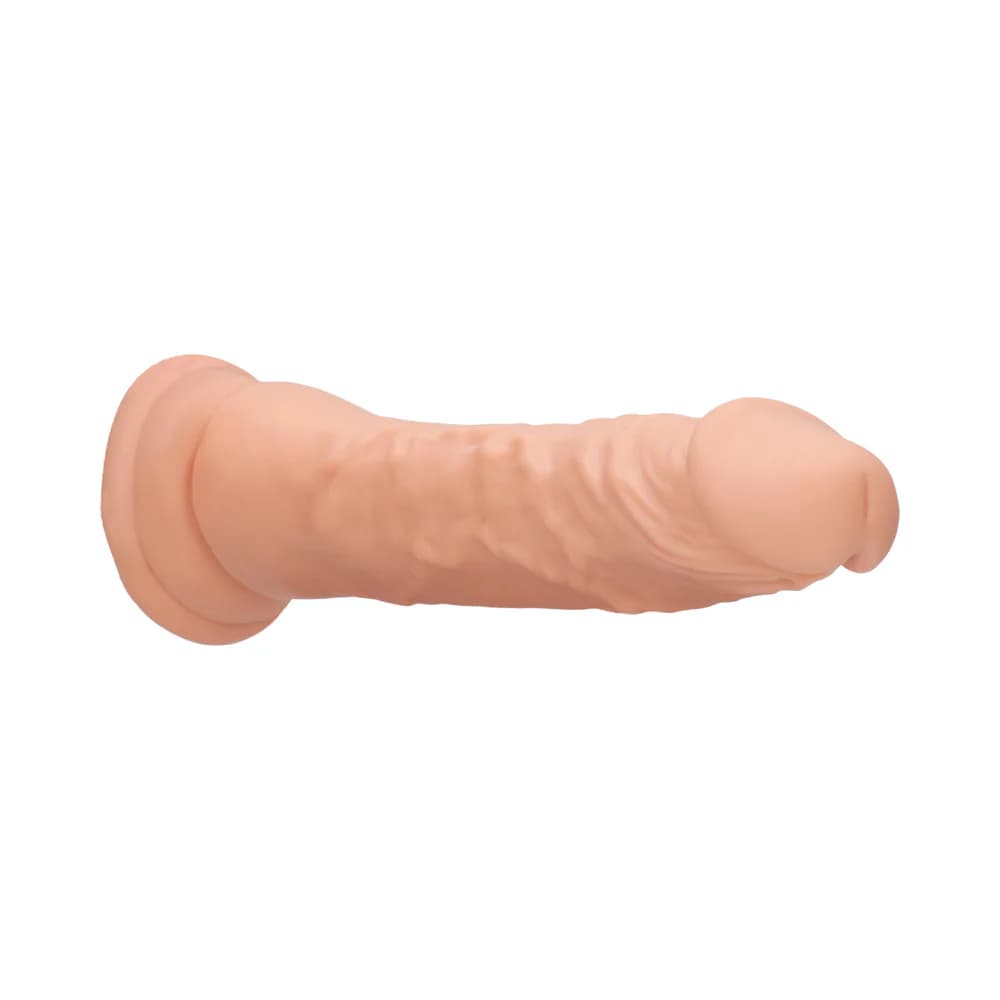 RealRock Realistic 9 in. Dildo With Suction Cup Beige thumbnail 5