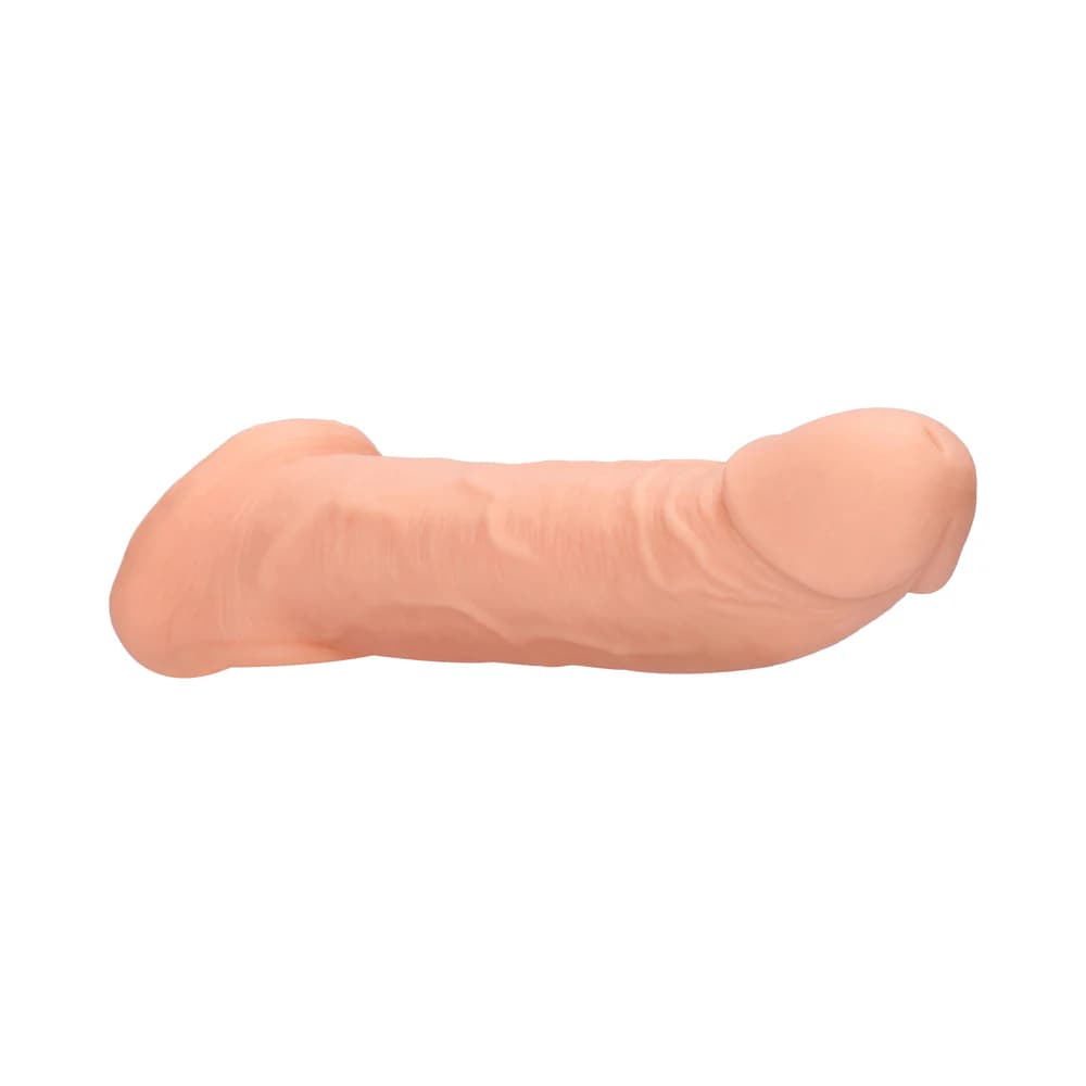 RealRock Realistic 9 in. Penis Sleeve Extender Sling Beige thumbnail 6