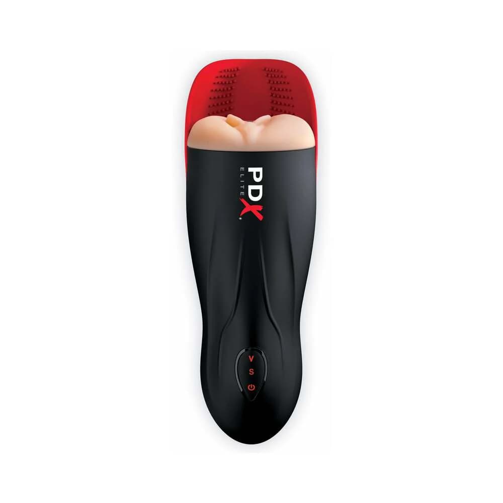 PDX Elite Fuck-O-Matic Rechargeable Vibrating Suction Stroker With Ball Cradle thumbnail