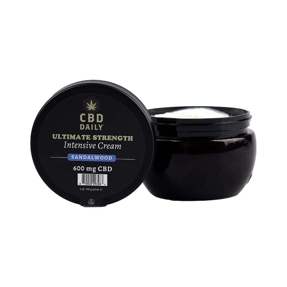 Earthly Body CBD Cream Sandalwood 5 oz. thumbnail
