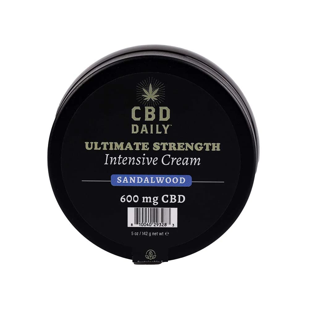 Earthly Body CBD Cream Sandalwood 5 oz. thumbnail