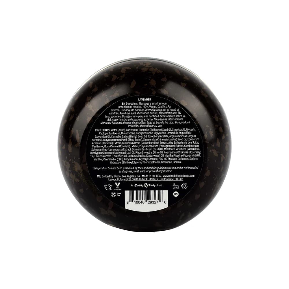 Earthly Body CBD Cream Lavender 5 oz. thumbnail