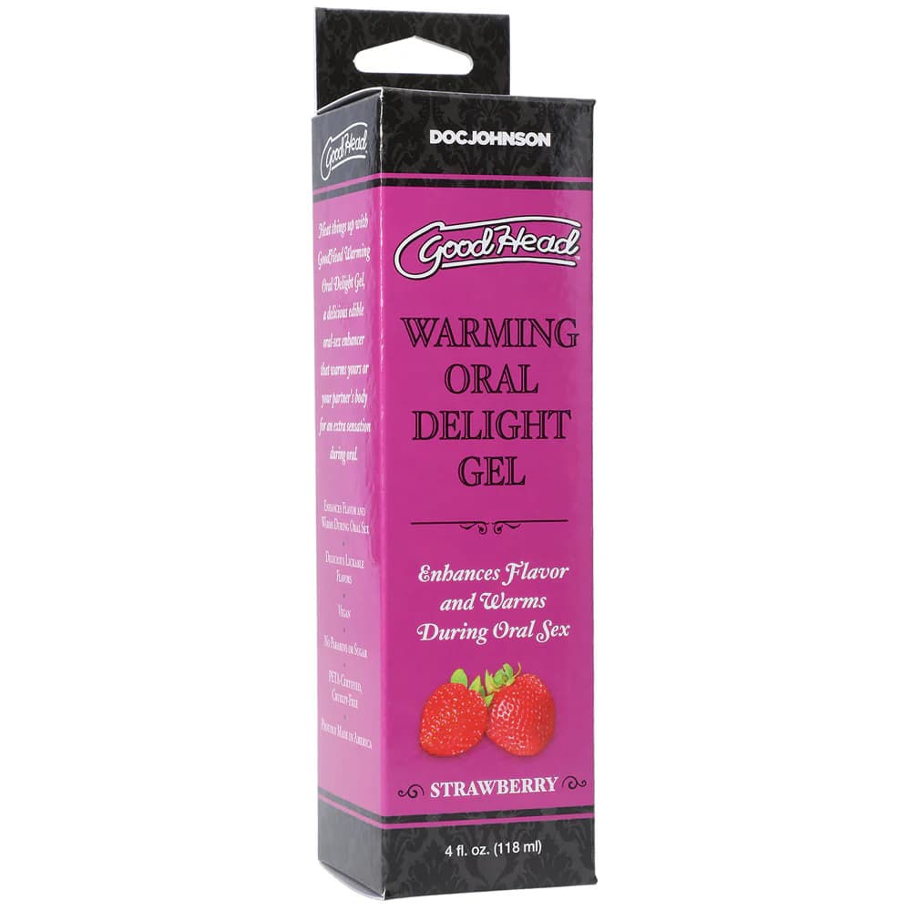 GoodHead Warming Head Oral Delight Gel Strawberry 4 oz. thumbnail
